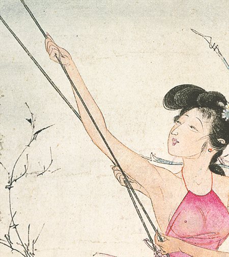 阿坝县-胡也佛的仕女画和最知名的金瓶梅秘戏图